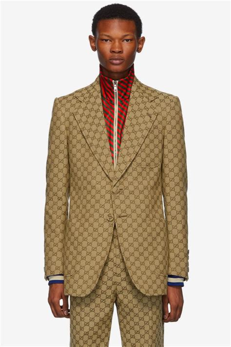 black white gucci suit|Gucci men's suits for sale.